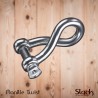 14mm Twisted Shackles