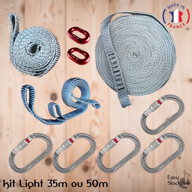 Slackline kit Ultra Light 35/50m