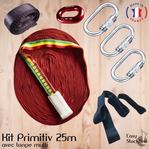 Kit primitiv 25m - easy slackline