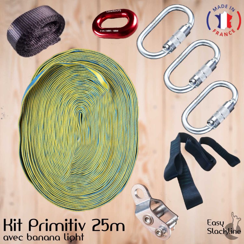 Slackline kit Primitiv 25m