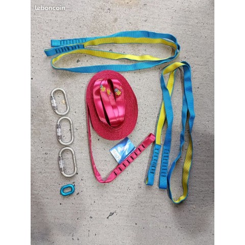 Kit Slackline 15m Primitiv rose